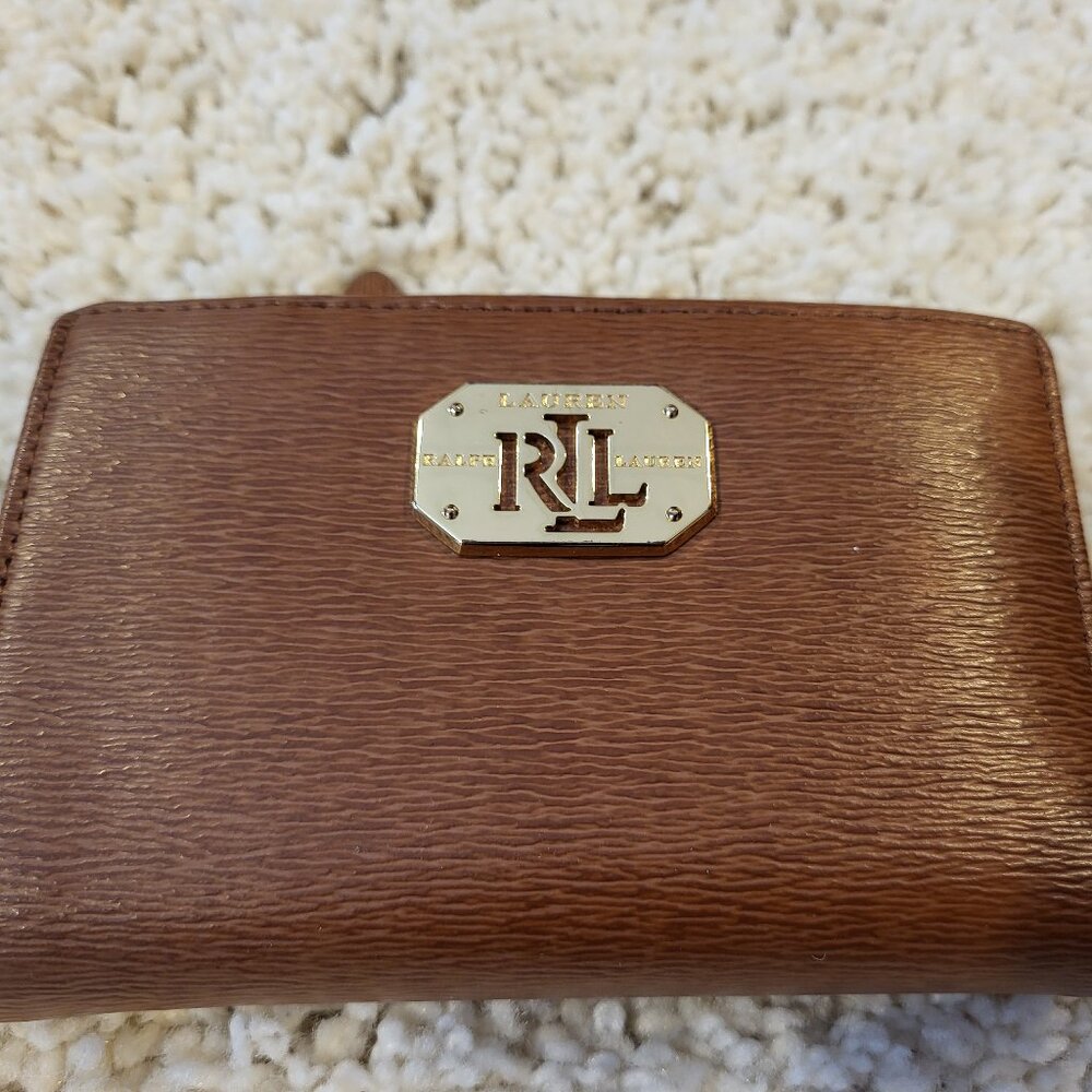 Ralph Lauren Newbury Compact Leather Wallet